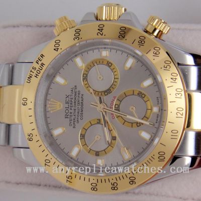 Rolex Daytona 2-Tone Grey - High Quality Replica Rolex Watches